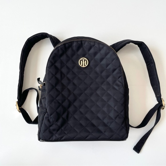 Tommy Hilfiger Handbags - Tommy Hilfiger Black Quilted Mini Backpack